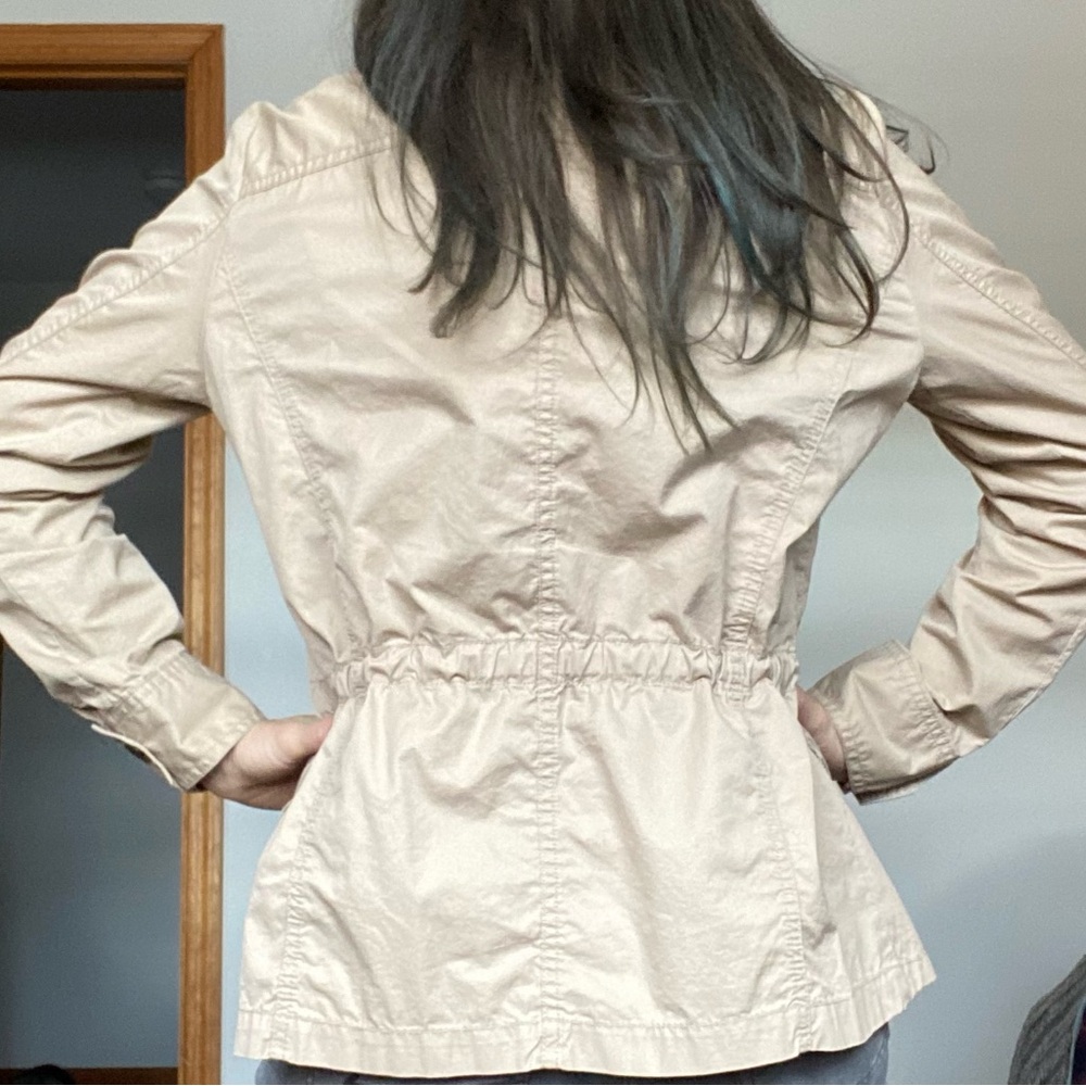 Liz Claiborne Tan Utility Jacket size small - Picture 3 of 8
